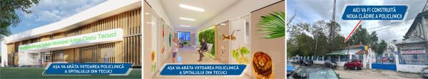 Investiţie de 44 milioane lei pentru un nou Ambulatoriu la Spitalul Municipal din Tecuci